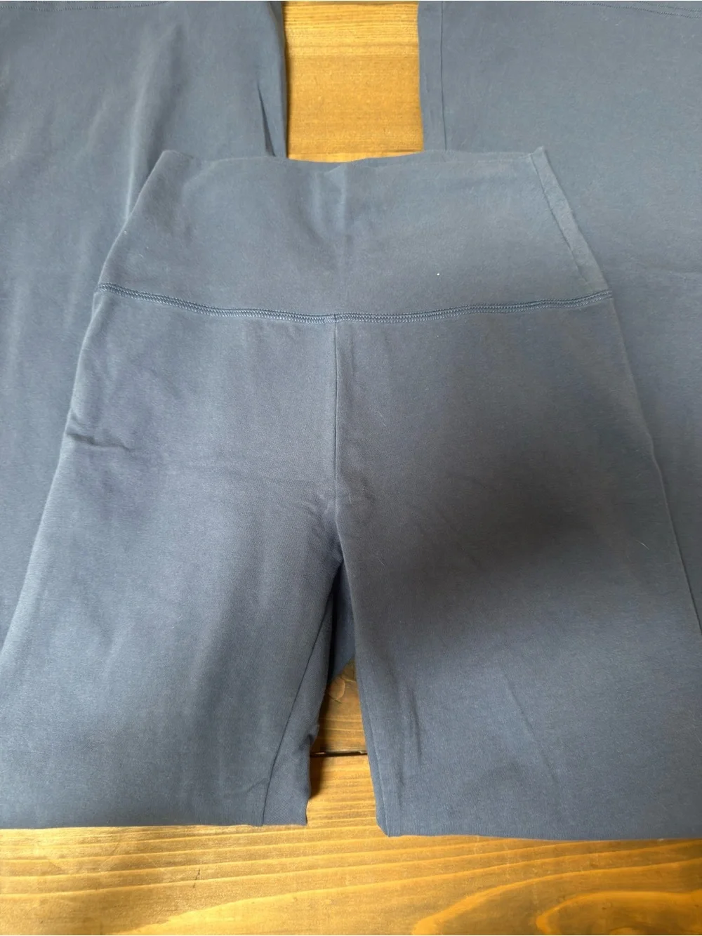 aerie Offline High-Rise Navy Blue Flare Leggings